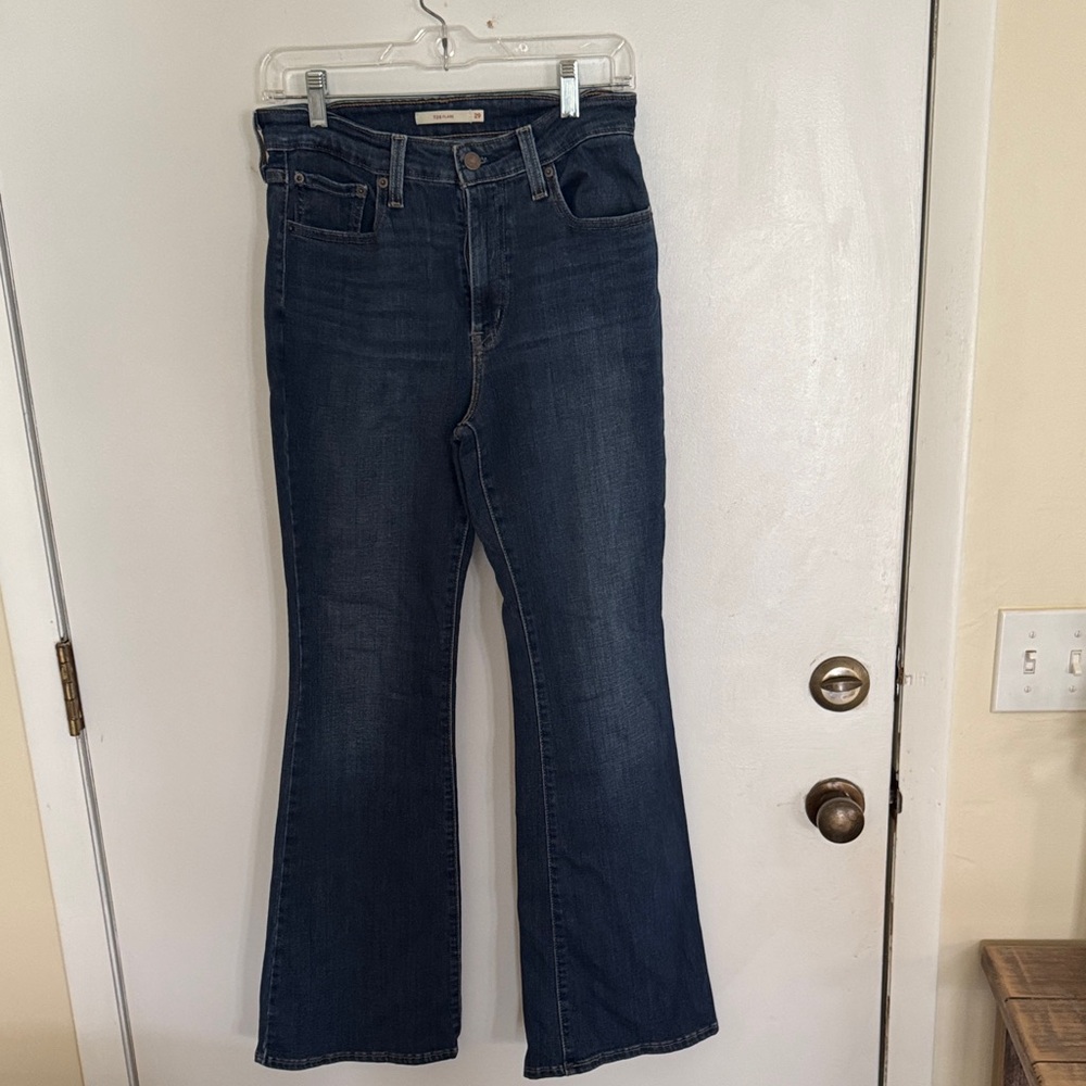 Levi's Dark Blue Flare Jeans